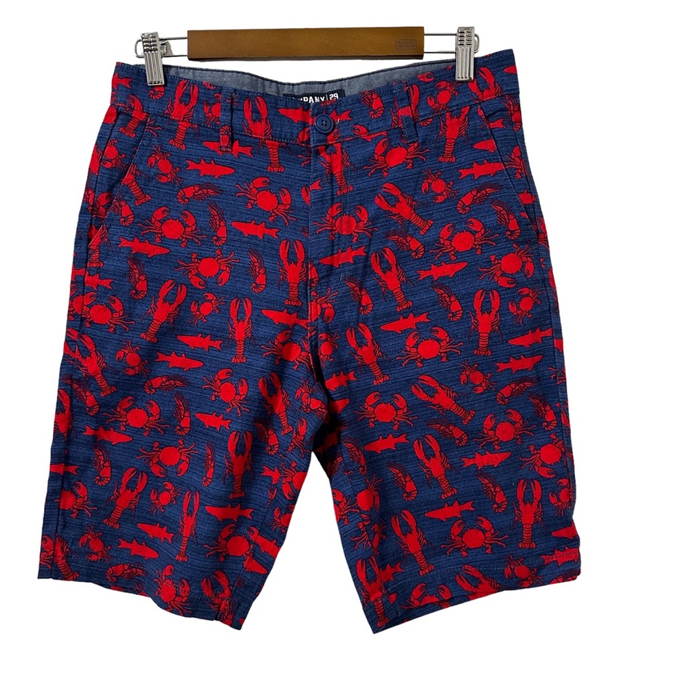 Company Eighty One Lobster Crab and Sharks‎ Bermuda Shorts size 29